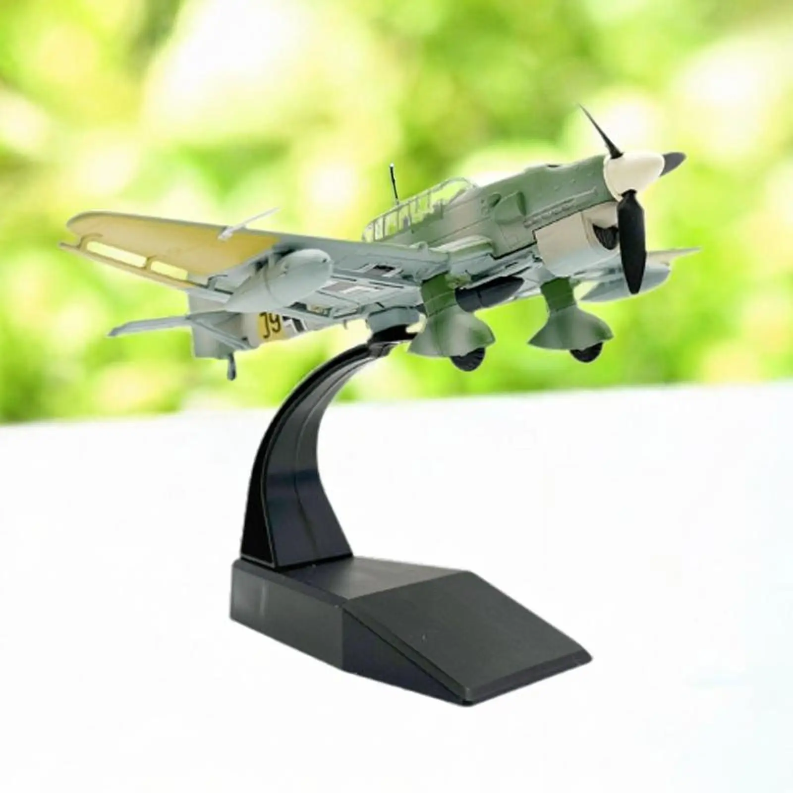 

1:72 JU-87B Aircraft Model Fighter Jet Model for Bookshelf TV Cabinet Bar