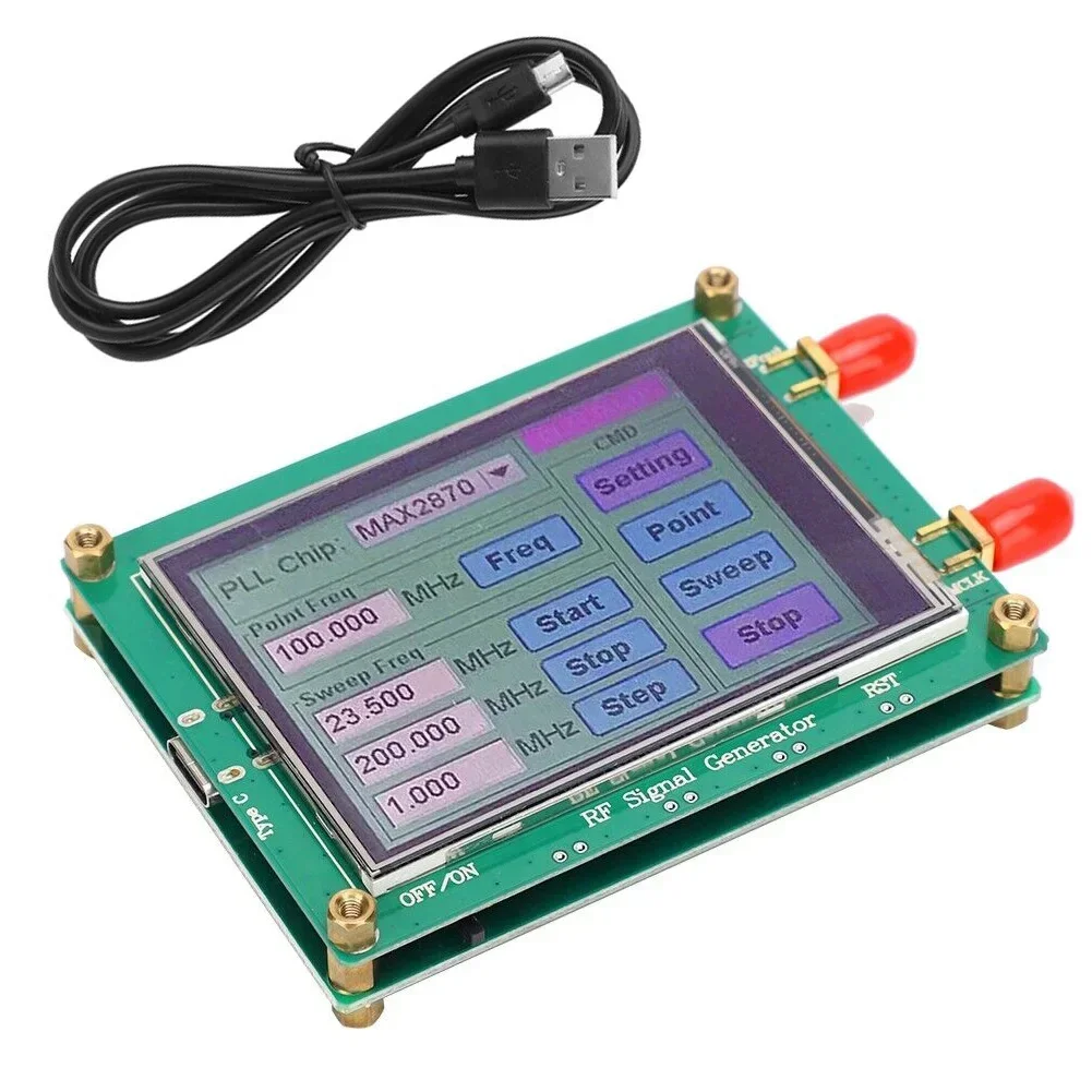 

1 Set RF Source Generator Module High Stability Frequency MAX2870 23.5‑6000M PCB Circuit Board Signal Generators