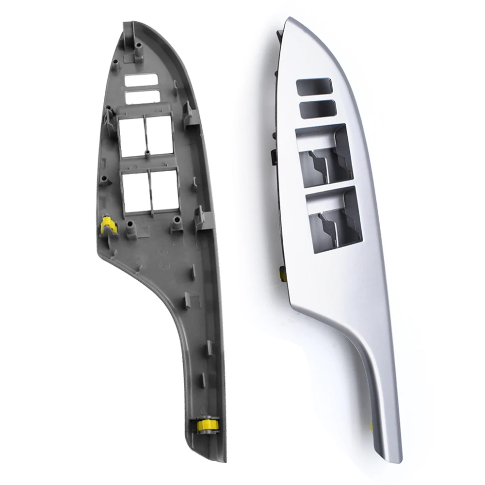 

For Toyota Corolla 2009-2013 Car Armrest Door Window Glass Lift Switch Panel Cover Bezel Frame Trim Decoration ABS Silver