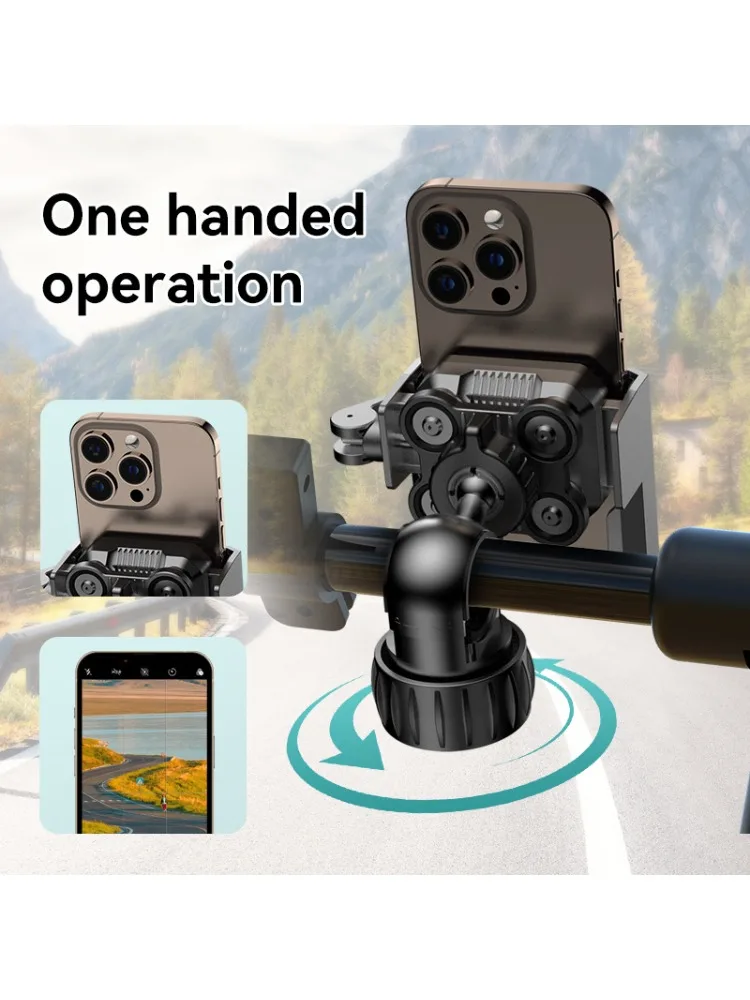 AliExpress NONE Motorcycle and Bicycle Mountain Riding Navigation Seat Shock Absorber Mobile Phone Stand