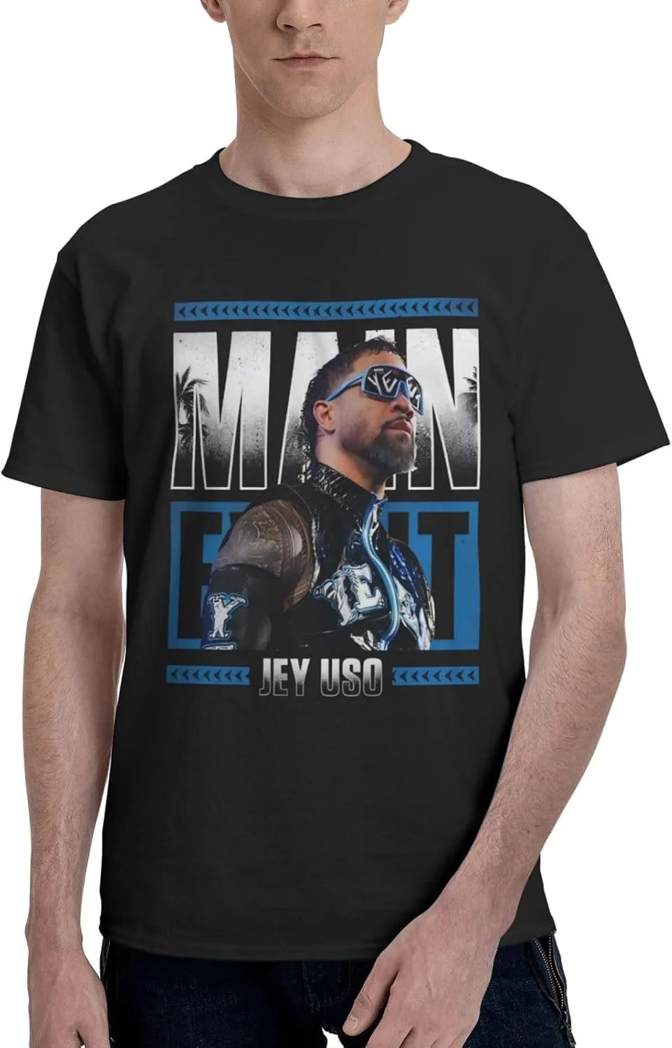 

Jey Uso Tee Merch T-shirts Cosplay Women Men Fashion Casual Crewneck Clothing Short Sleeve Streetwear T-shirt Gift