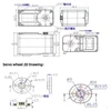 6 個 STS3215 12V 30KG 高トルクスマート RC サーボ TTL シリアルバスロボットサーボ SO-ARM100 教育ロボットプロジェクト Feetech 2