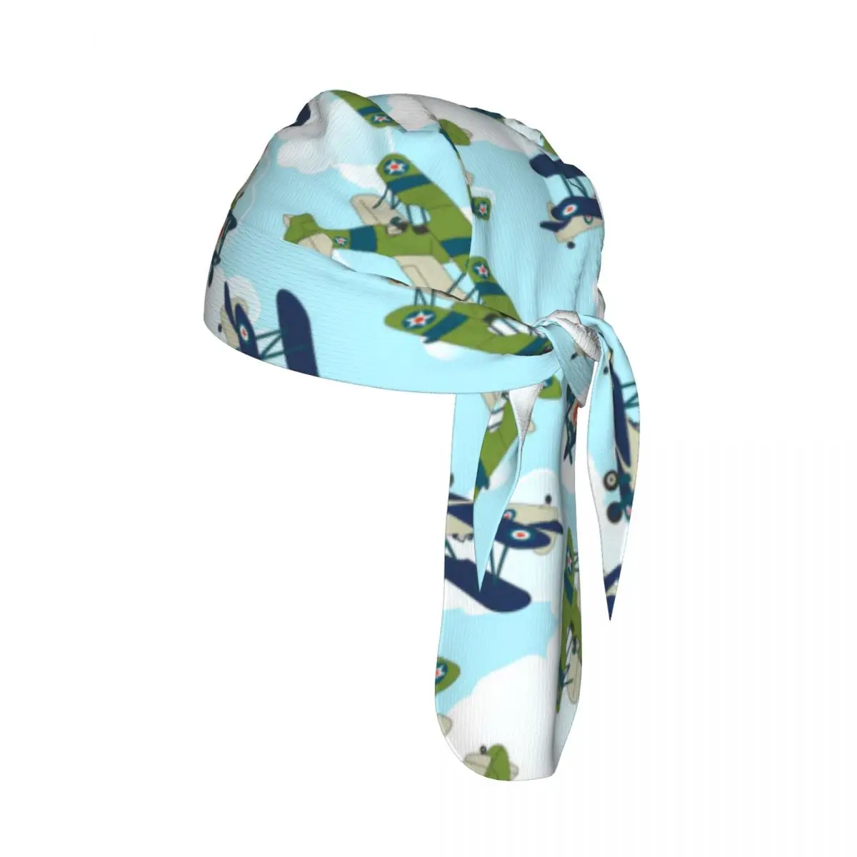 

Быстросохнущая велосипедная кепка, дышащая, влагоотводящая бандана с винтажным рисунком самолета, головной убор для активного отдыха, бега, походов и езды на велосипеде