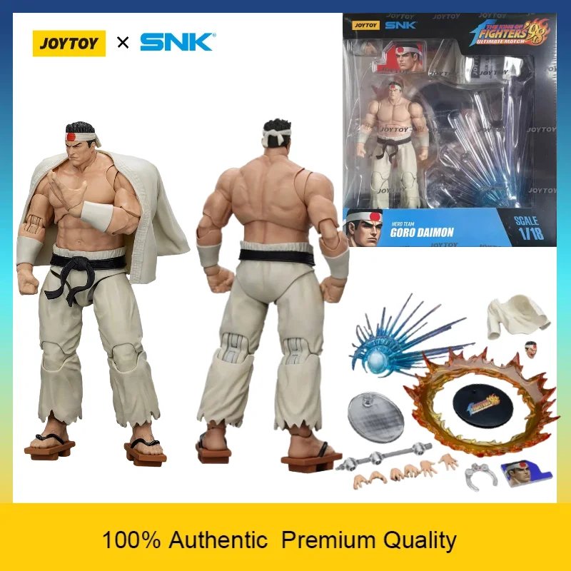 [En Stock] Figura de Acción Coleccionable de Anime Totalmente Articulada JOYTOY×SNK con Licencia Oficial 1/18 KOF 98UM Equipo de Héroes Goro Daimon, Regalo