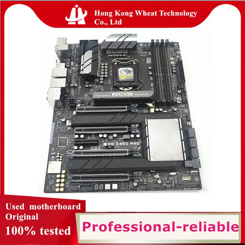 

Intel Z390 WS Z390 PRO Workstation motherboard Used original LGA 1151 LGA1151 DDR4 M.2 NVME USB3.0 SATA3 Desktop Mainboard