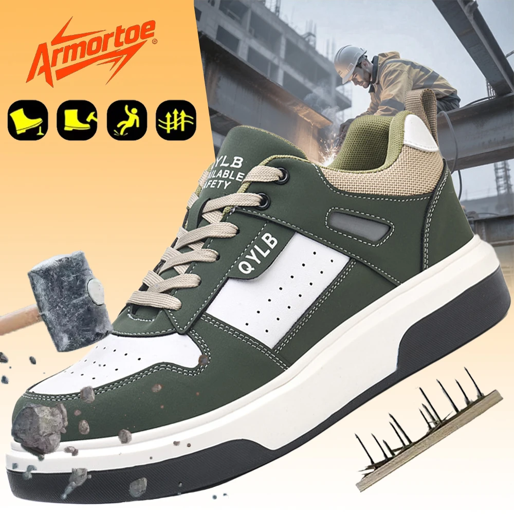 

ArmorToe Unisex Work Sneakers Puncture-Resistant Lightweight EVA Foam All-Season Comfort Safety Shoes #Armor3064