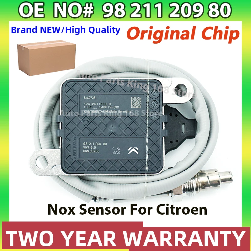 9821120980 9675358480 NEW Nitrogen Oxide NOx Sensor For Citroen C3 C4 5008 Peugeot 208 308 1.6 2.0 HDi BlueHDi Di 5WK96746A