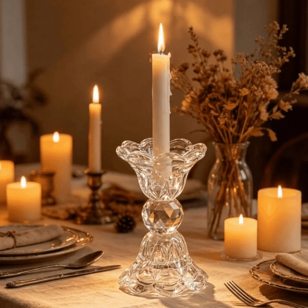 suporte-de-vela-transparente-vintage-frances-elegante-e-romantico-suporte-decorativo-de-vidro-com-pe-alto