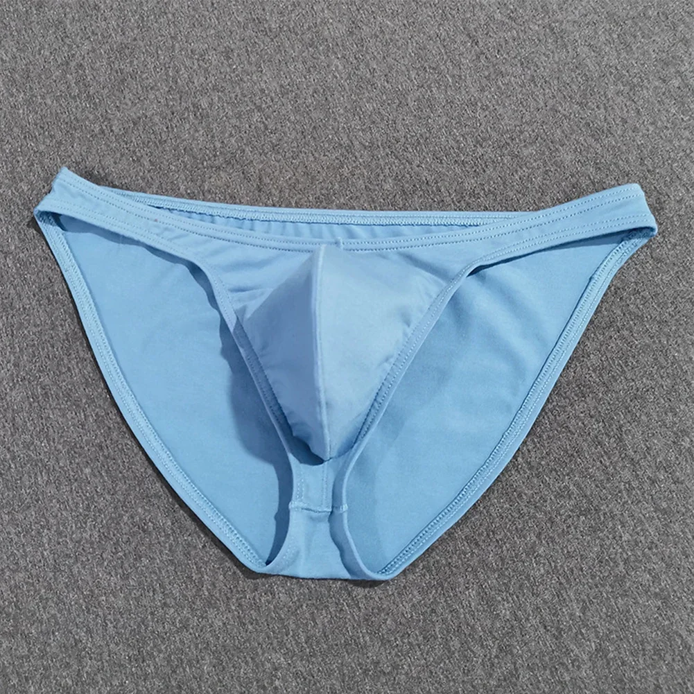 

Мужские трусы с выпуклым мешочком для геев, дышащее нижнее белье, треугольные повседневные трусики, удобное нижнее белье, эластичные трусы, плавки