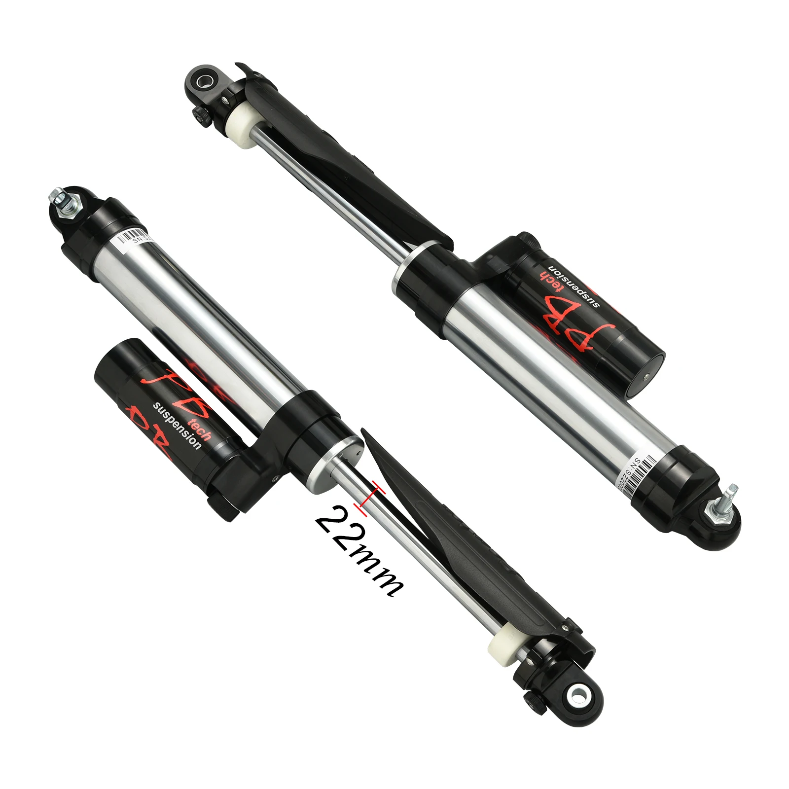 

For 2007-2018 Jeep Wrangler JK Rear Shock Absorber 0-3"Lift Adjustable Compression And Rebound W/8 Section Suspension Lift Kits