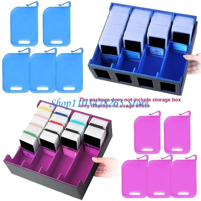 10pcs Plastic Trading Card Box Clip Clip Canda portatile Scatto Spacer G2TE G2TE