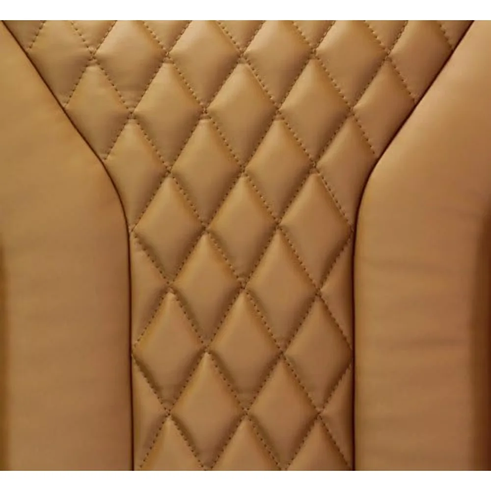 Shiats NABic Pediküre-Stuhl-Kissenbezug, asetonbeständiges Kunstleder, Vibrations-Massagekissen, Cappuccino