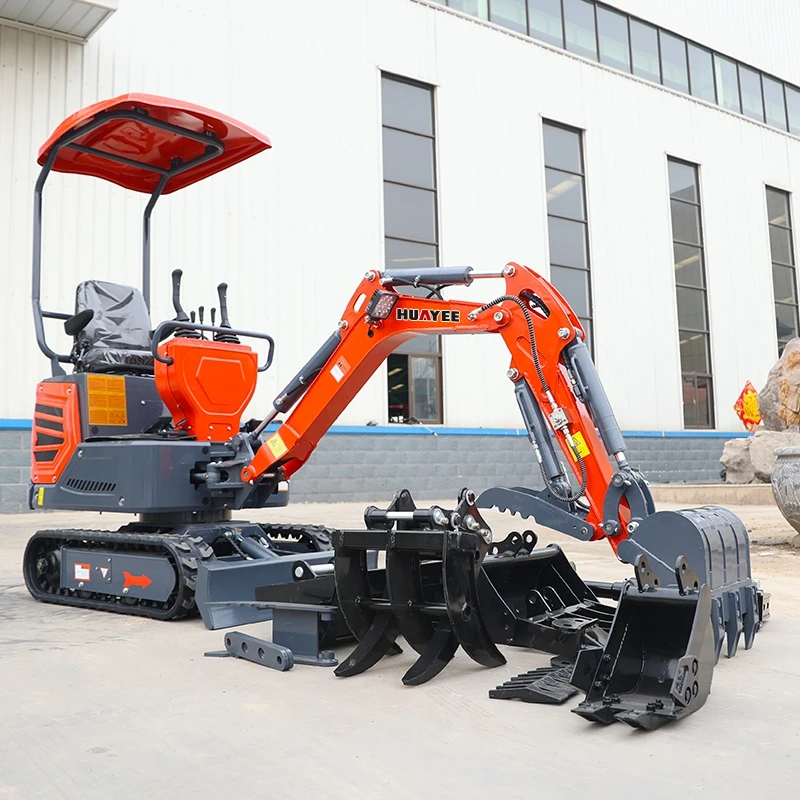 1200kg Multifunctional Mini Excavators Machine Wholesale Hydraulic Small Excavator 1.2 Ton Customize Mini Crawler Excavator