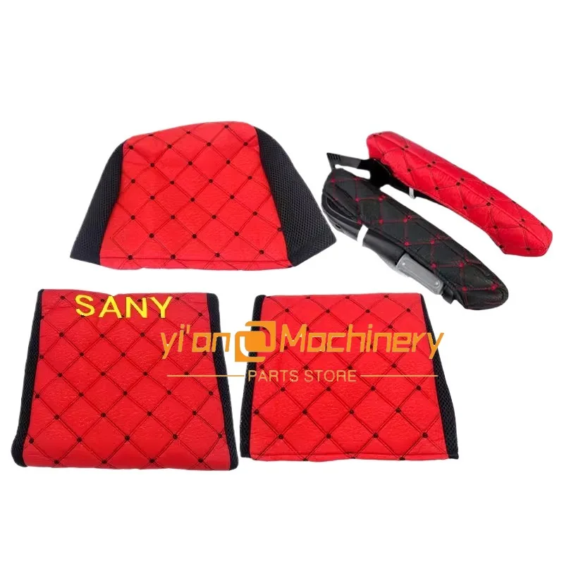 For Seat cover Sany Caterpillar Kobelco  Doosan  Komatsu  Xcmg  Liugong Cab gloves seat cover cushion Excavator Parts