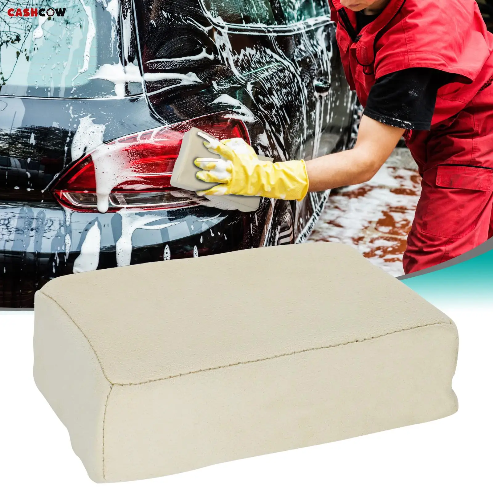 Synthetic Chamois Demister Pad Car Washing Windows Cleaning Sponge Soft Cloth Super Absorbent Windscreen Cleaning Washing Tool