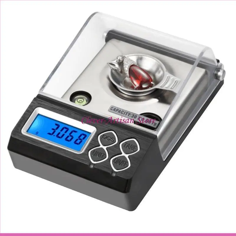 

E06B 30g/0.001g High Professional Digital Milligram Scale for Gold Jewelry