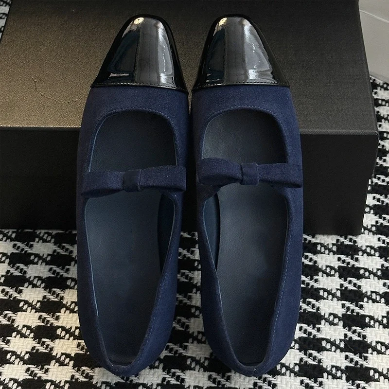 High quality French retro-style women's Mary Jane shoes with pointed toes, low heels, elegant and sophisticated 25110822