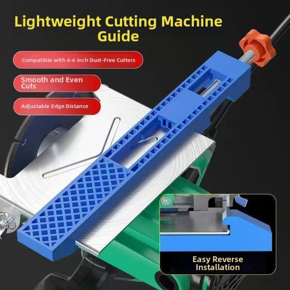 Lightweight Adjustable Cutting Machine Base Guide Rail High Precision Durable Lock ABS Cutter Base for Precision Cutting