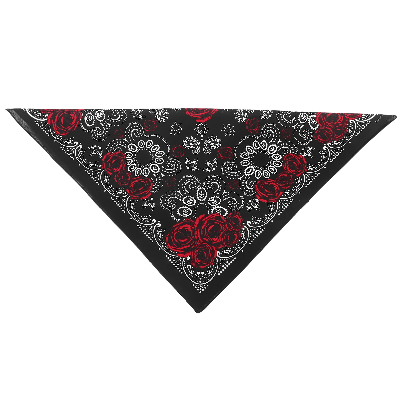 Printed Headscarf Bandana for Men Riding Black Bandanas Double Sided Winter Cotton Handkerchief Headband Pattern