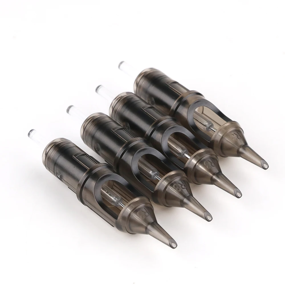 20/40Pcs Tattoo Cartridges 1203RL 1205RL Disposable Needles Bugpin #12 3 5 Round Liner Sizer Tattoo Accessories