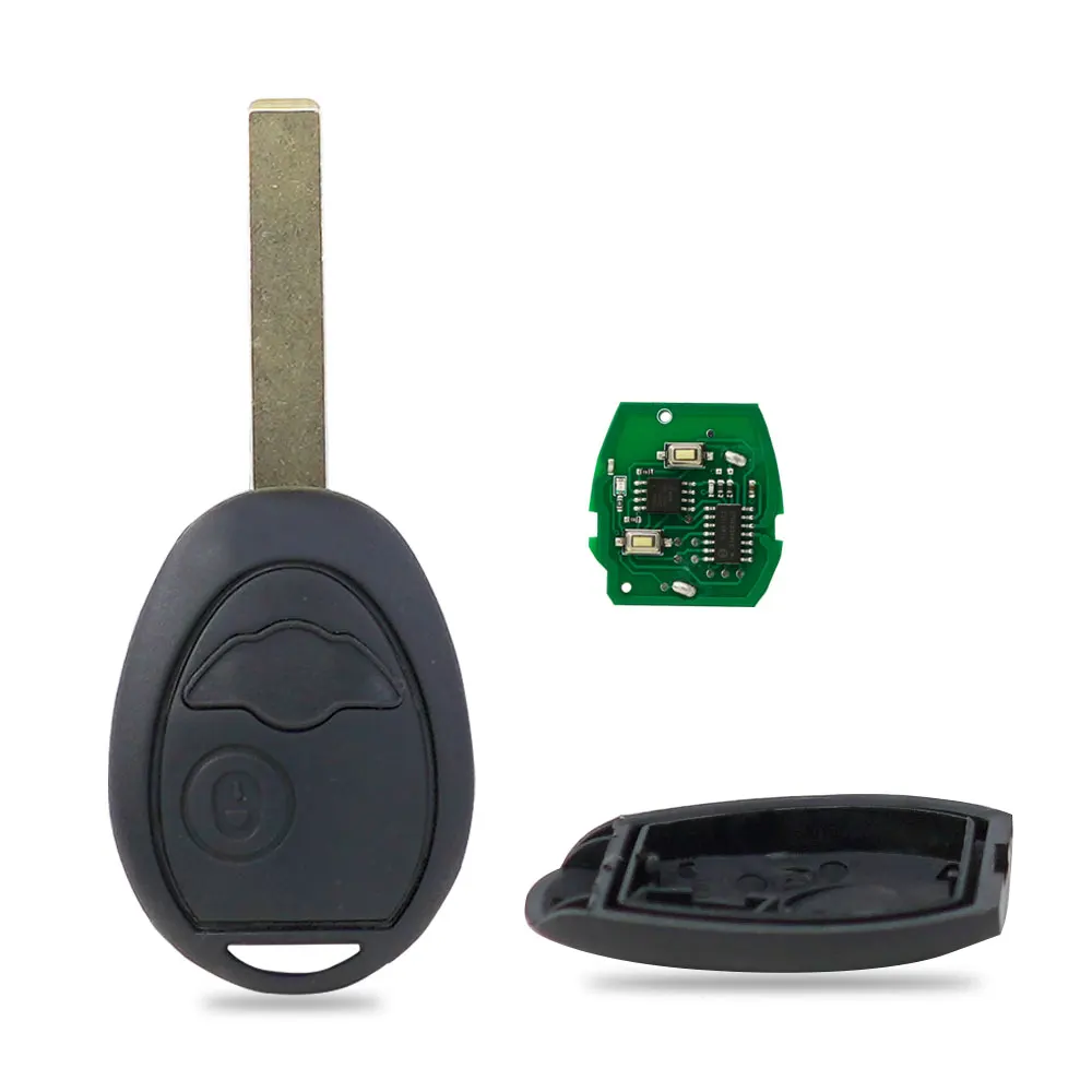 XNRKEY 2 Button Car Remote Key ID73/PCF7930AS Chip 315/433Mhz for BMW Mini Cooper S R50 R53 2002-2005 One Full Car Key