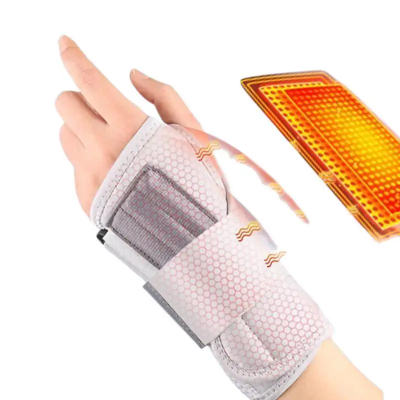 Self-Heating Magnetic Wrist Support Brace Adjustable Protector Carpal Tunnel Wrist Splint for Pain Relief Tendonitis Arthritis