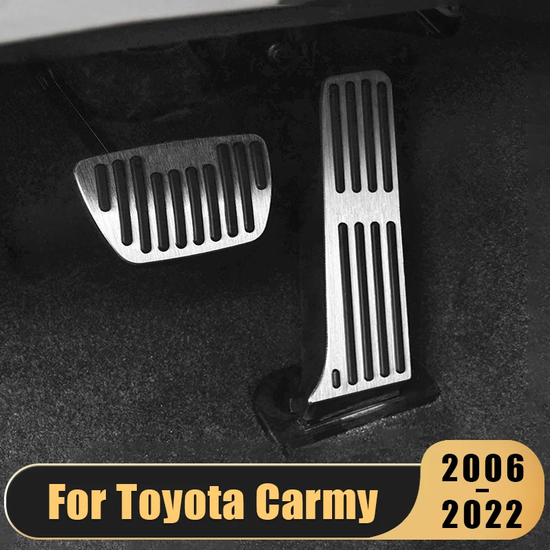 For Toyota Camry 70 XV70 2018 2019 2020 2021 2022 Accessories Aluminum Car Accelerator Fuel Brake Pedal Cover Foot Rest Pads