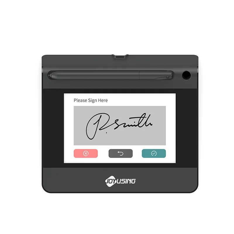 

Joyusing Sp550 Color Lcd Usb Signature Pad Sdk Available With Styrus