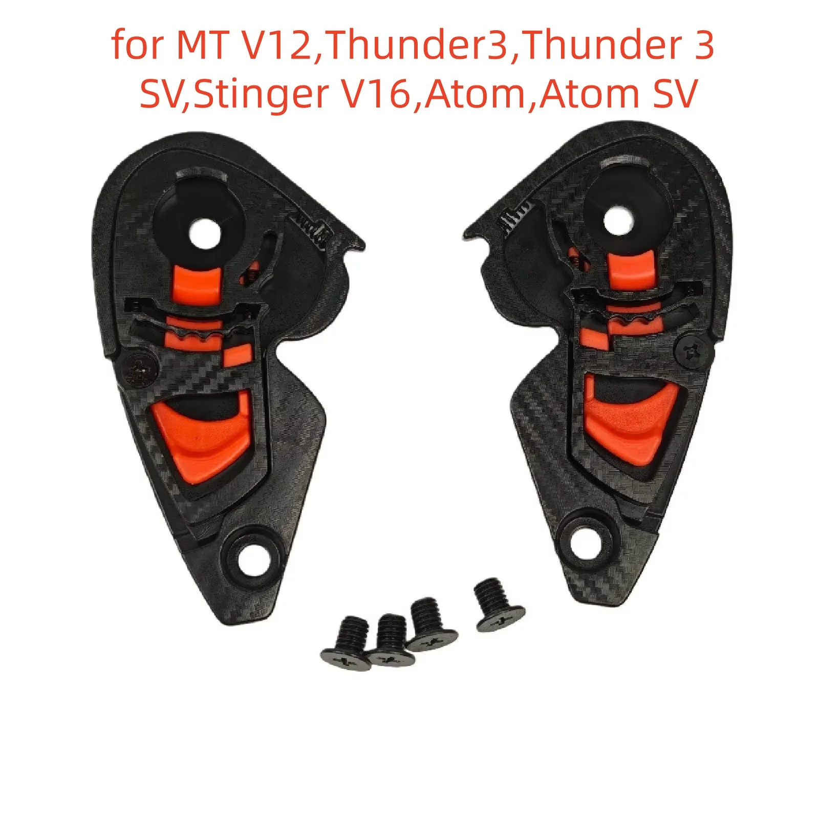 

V12 Base Plate for MT V12,Thunder3,Thunder 3 SV,Stinger V16,Atom,Atom SV Gear Base Plate Motorcycle Helmet Accessories