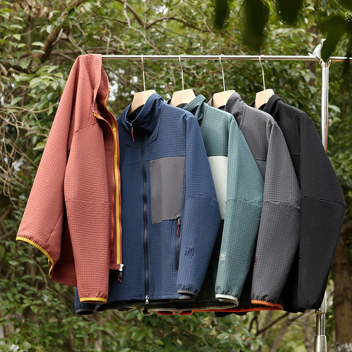 Chaqueta Casual de Manga Larga con Cuello Alto y Forro Polar para Hombre, Marca B Home R, para Primavera y Otoño, Moda Juvenil, Ropa de Exterior