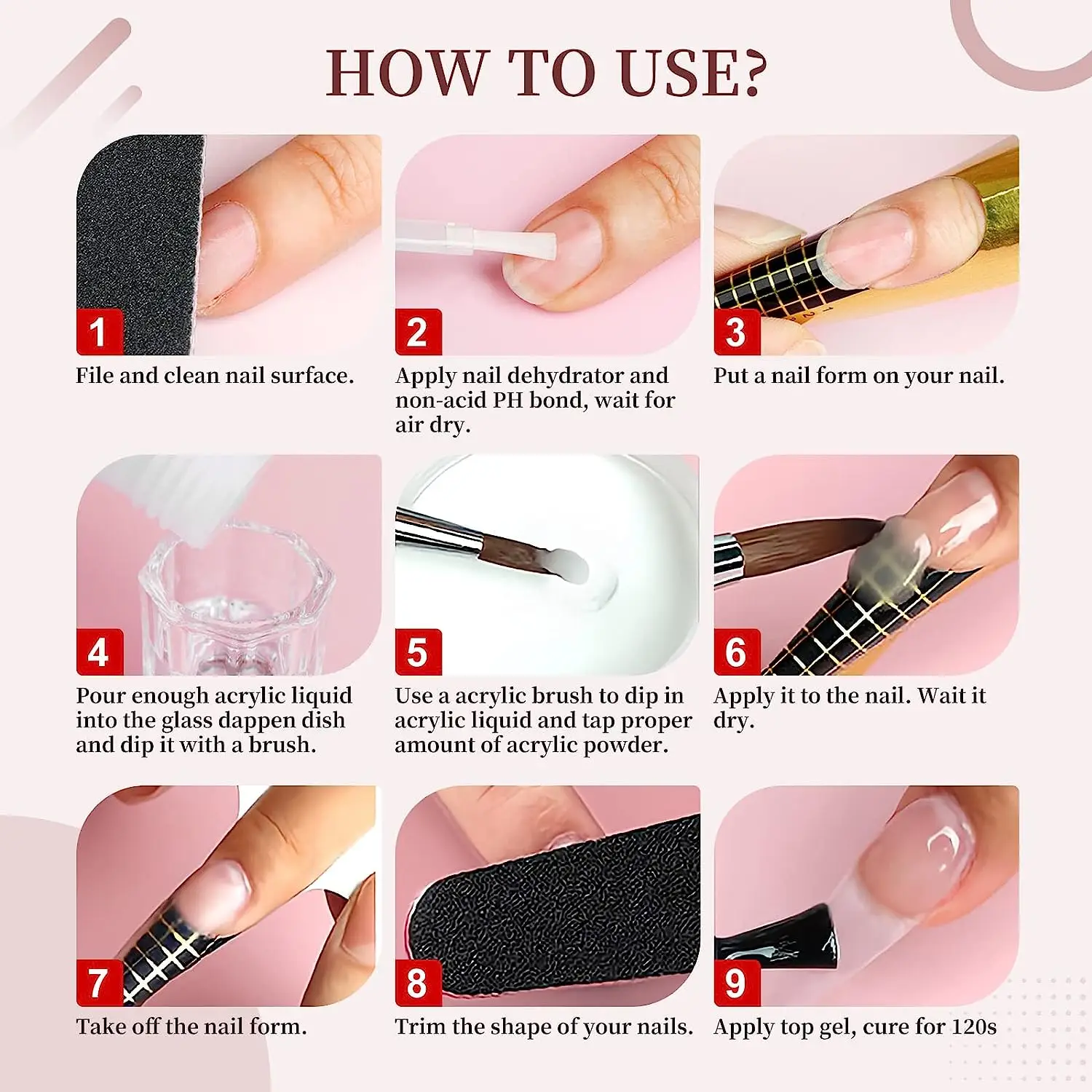 60g アクリルネイルパウダー、クリア、長持ち、爪を強化、3D カービングアート、サロン品質のネイルアート、家庭に最適