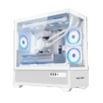 60 Water-cooled glass side transparent pillar-free sea view room Full transparent case Computer host case m-atx