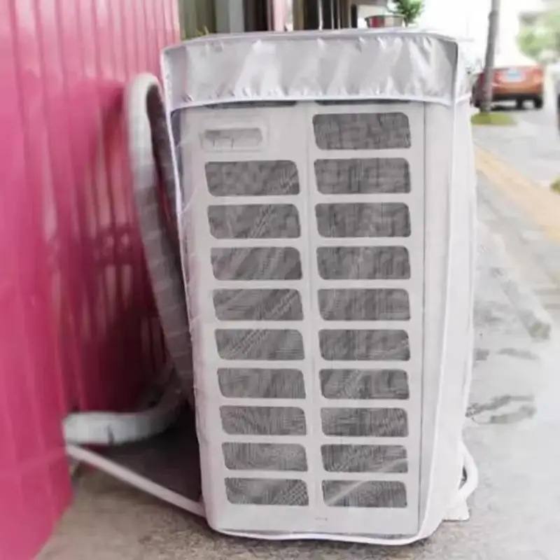 Waterproof AC Outdoor Unit Cover Sunproof Dustproof Windproof Snow Resistant Mini Protective Cover
