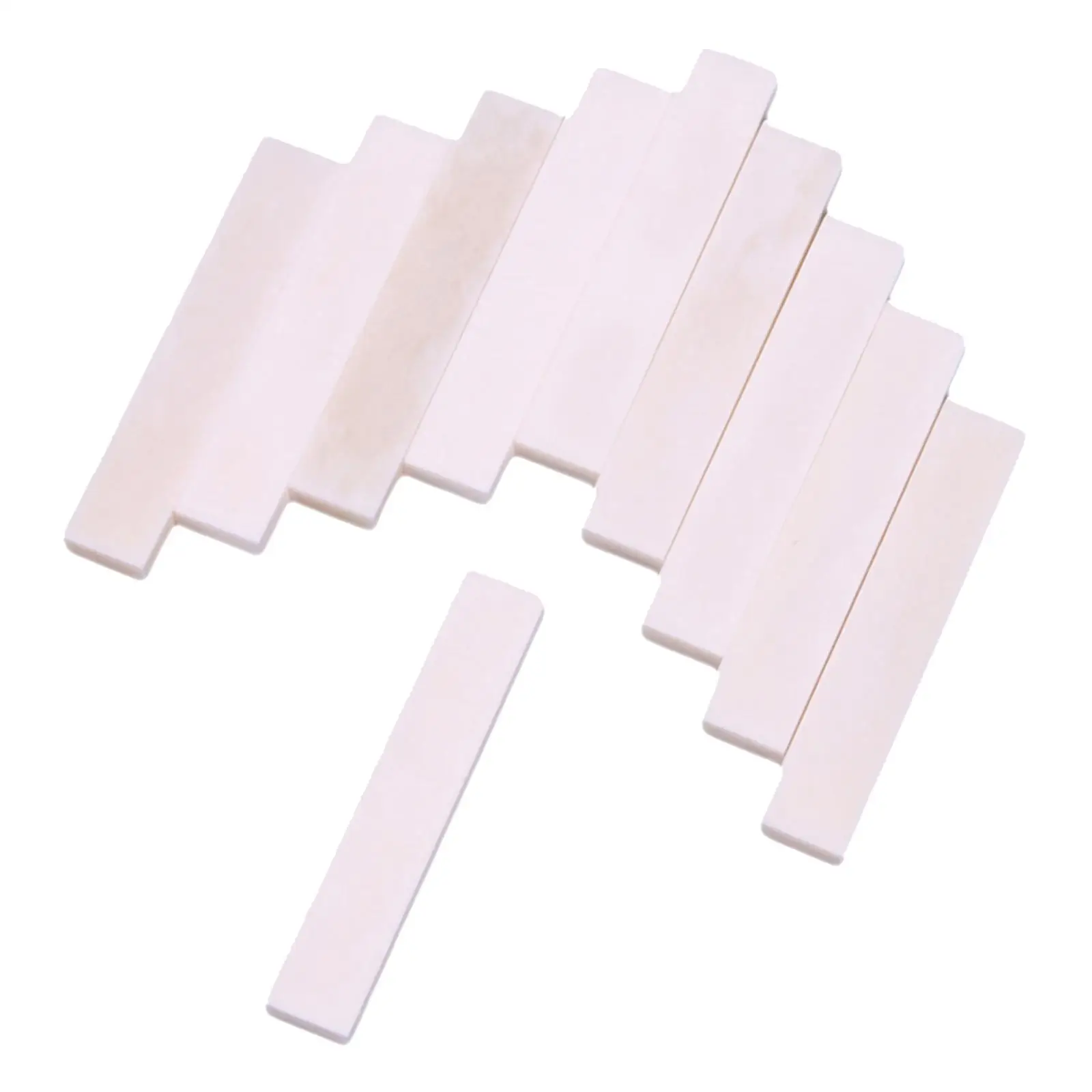 Buffalo Bone Nut Blank Kit DIY Acoustic Guitar Parts for Guitar Saddle Replacement Custom Supplies - view 2