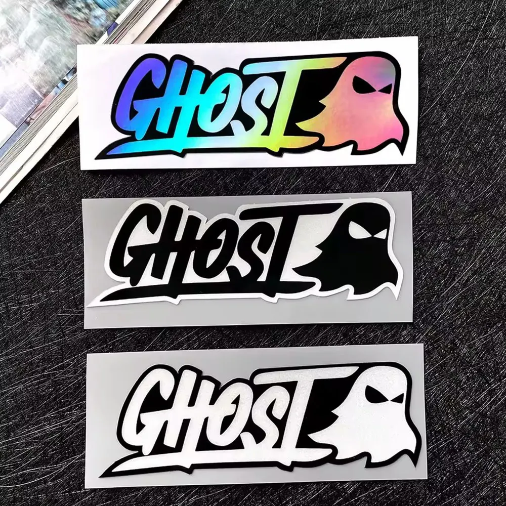 

Хэллоуин тематические наклейки на мотоцикл с призраком, окно автомобиля, зеркало заднего вида, корпус топливного бака, шлем, светоотражающая водонепроницаемая виниловая наклейка