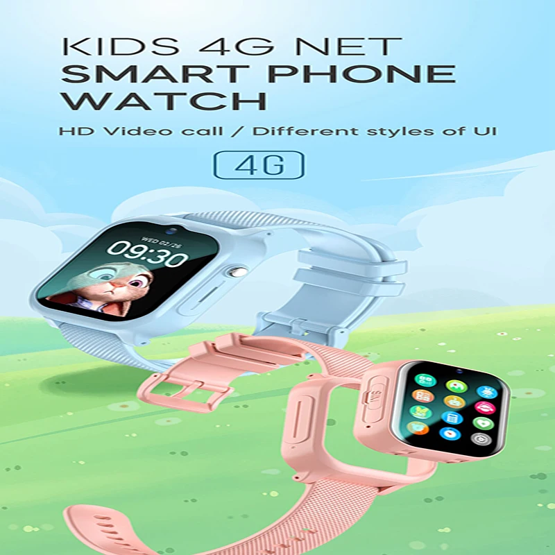 K26 4G children's smart watch GPS & WIFI & LBS precise positioning video call high-definition shooting SOS IP67 waterproof gift