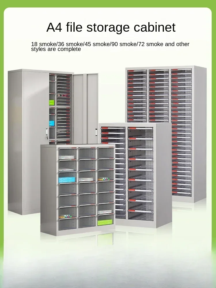 A4 file cabinet drawer style bill, contract data, archive vouchers, multi-level classification, storage and organization