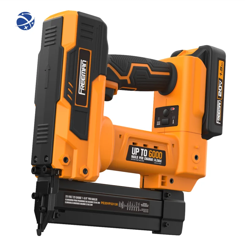 Freeman LD635 23 Gauge Portable Electric 20V Battery Powered Cordless Micro Headless Nail Gun Mini Pin Nailer for Wood