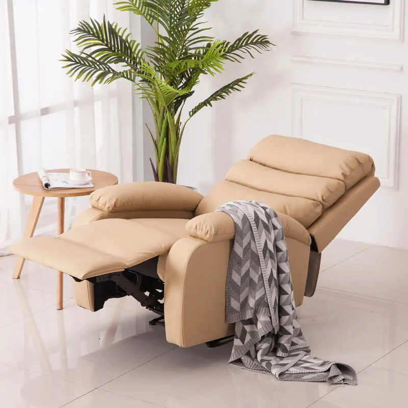أريكة كابينة تدليك كهربائية حديثة لشخص واحد مع وظيفة مسند الرأس للاستخدام المنزلي لكبار السن وأرائك مانيكير #4
