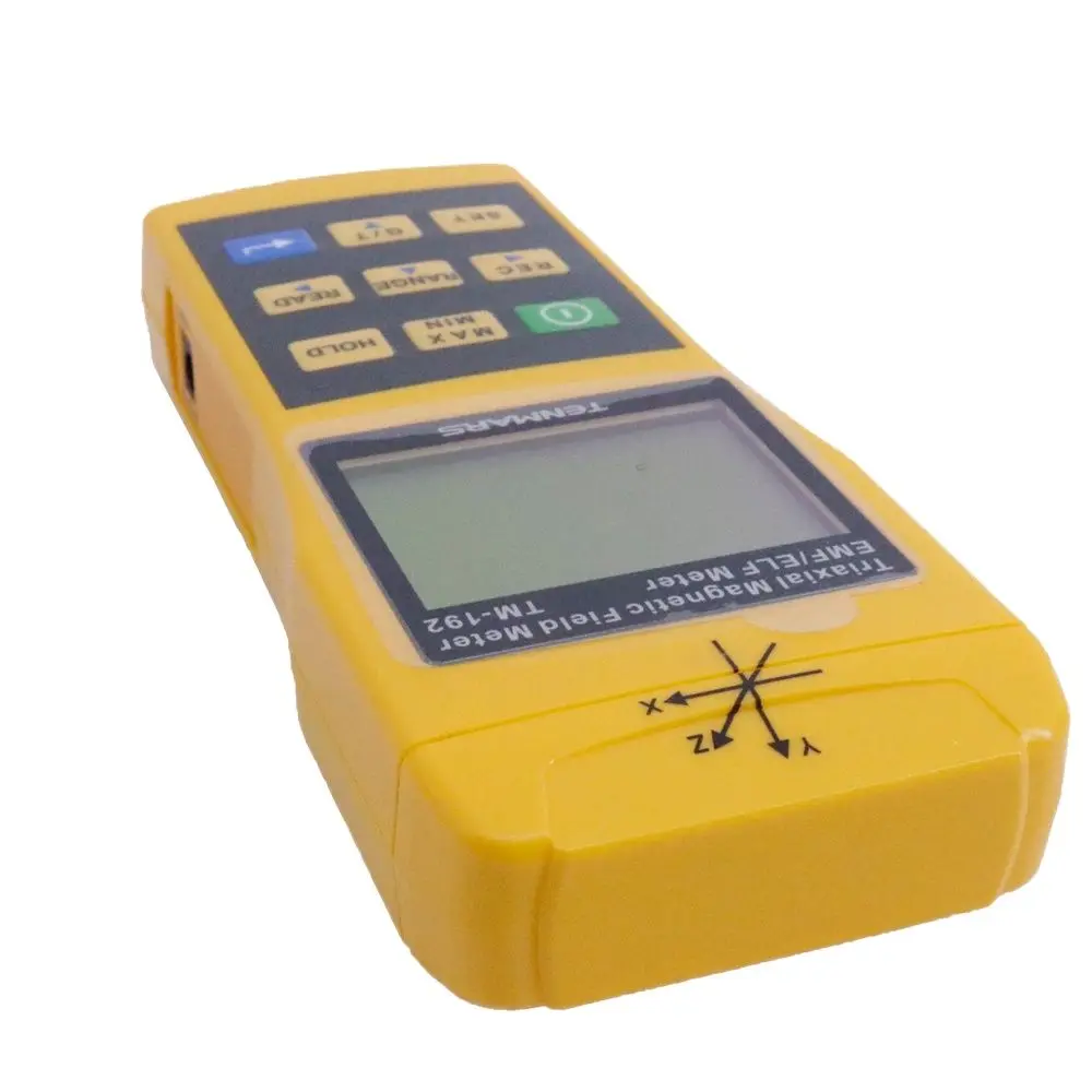 Compteur EMF numérique TM-192 TENMARS 20/200/2000mG compteur de champ magnétique 3 axes 30Hz-2000Hz