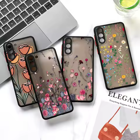 Case For Samsung S23 Ultra Funda Galaxy A70 M31 A54 Note 20 Ultra 10 Plus S22 Plus A53 A13 A14 M23 M21S A72 A71 A73 Matte Cover