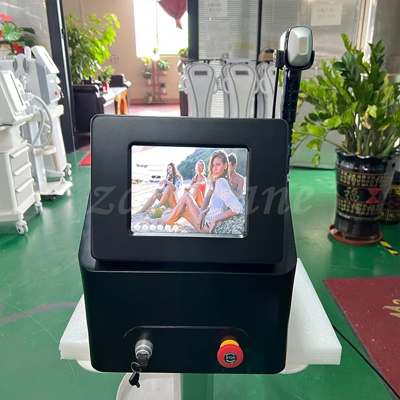 Diode Laser Hair Removal Machine 808/755/1064nm 3000W Professional System for Commercial Use & All Skin/Hair Types