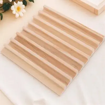 8 قطع حامل خشبي لعرض الحروف الأبجدية بحواف ناعمة وتصميم عصري لألعاب الدومينو والحروف الحرفية، أداة تعليمية متعددة الوظائف