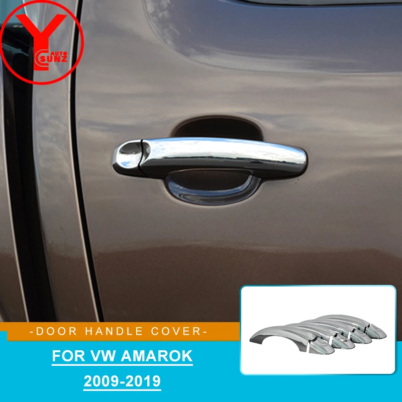 Door Handle Cover Trim Protector Car Styling Accessories For VW Amarok 2009 2010 2011 2012 2013 2014 2015 2016 2017 2018 2019