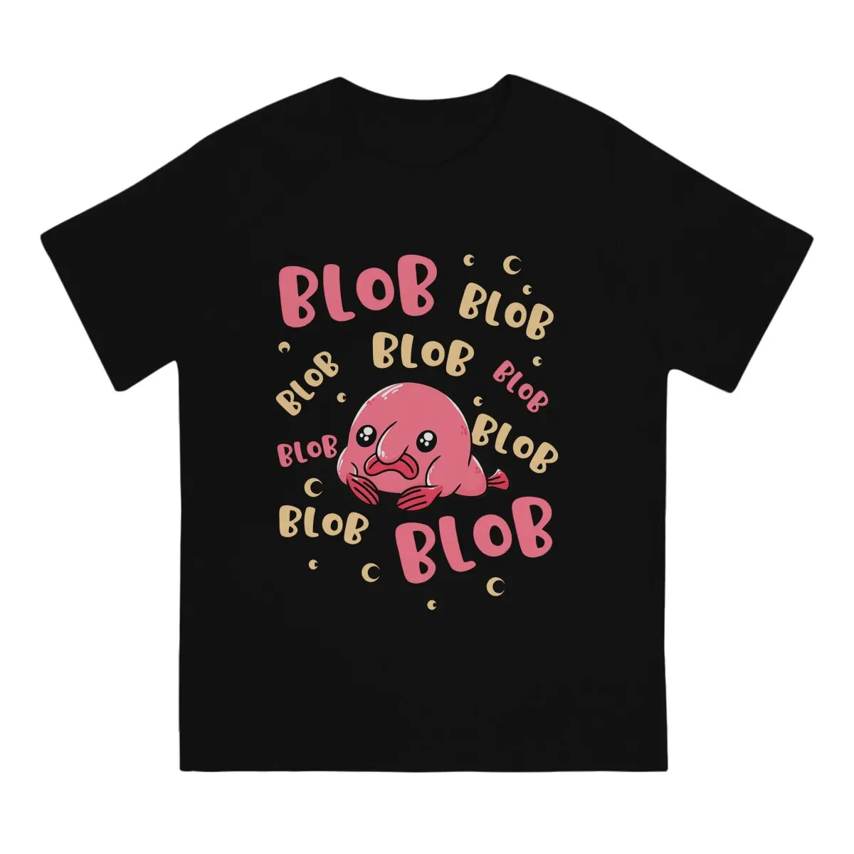 Lover Deep Sea Casual TShirt Blobfish Ugly Fish Creative Streetwear Casual T Shirt Male Short Sleeve Unique Gift Clothes