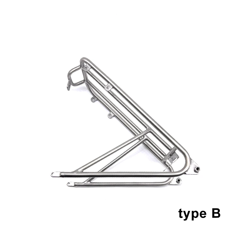 Titanium alloy Rear Rack for Brompton Bicycle & Super Lightweight for Brompton bike image 3