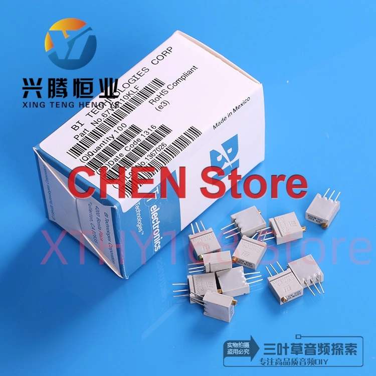 2szt Mexico BI 67WR 100R 200R 500R 1K 2K 5K 10K 20K 50K 100K 10R 20R 1M 2M 5M 50R precyzyjny potencjometr wieloobrotowy do przycinania