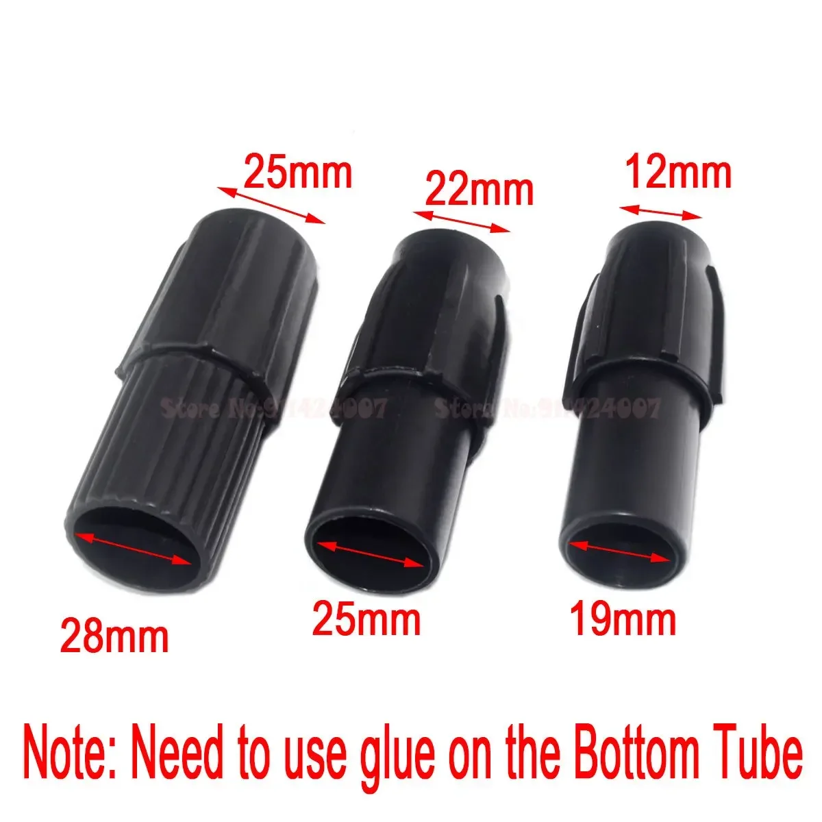 2PCS 12/16/19/22/25/28mm Tube Joint Pipe Clamp Extension Poles Fixed Lock for Carbon Fiber /Metal Tubes CFK FPV RC Quadcopter