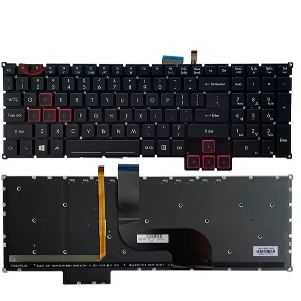 Imagem -02 - Xin-russo-eua Teclado para Notebook Rgb Compatível com Acer Predator 17 15 Gx791 Gx-792 G9591 G9-591r G9-592 G9-593 G9-791 G9-792 Ph517-51