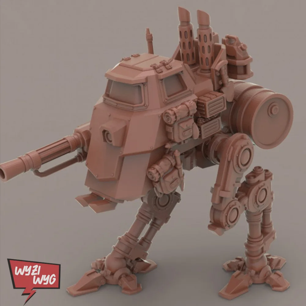 Walker Miniature, Crawler Figure, Desert robot, Desert Hawks Watcher,  3D Printed Resin Model, Proxy Tabletop  Wargame DnD TRPG